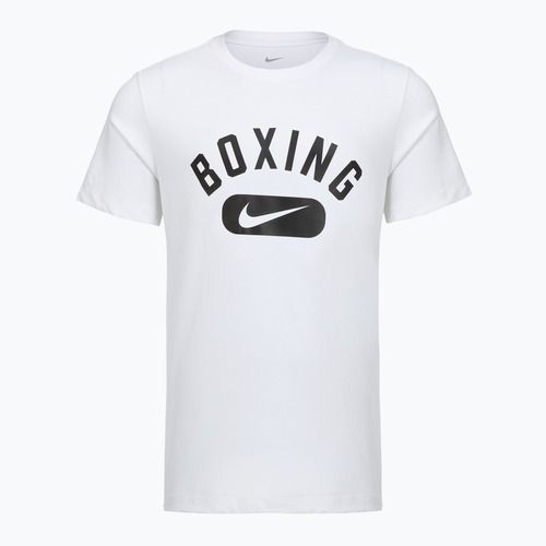 Men's training T-shirt Nike Boxing Disc DFC white/black