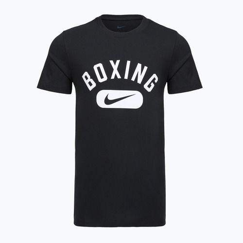 Men's training T-shirt Nike Boxing Disc DFC black/white