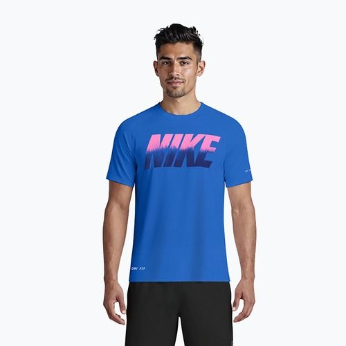 Men's T-shirt Nike Hydroguard Ocean Merge blue crystal