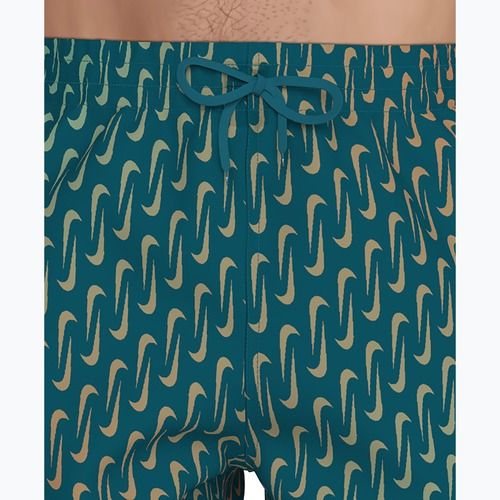 Men's swim shorts Nike Breaker Swoosh 5" Volley green abyss