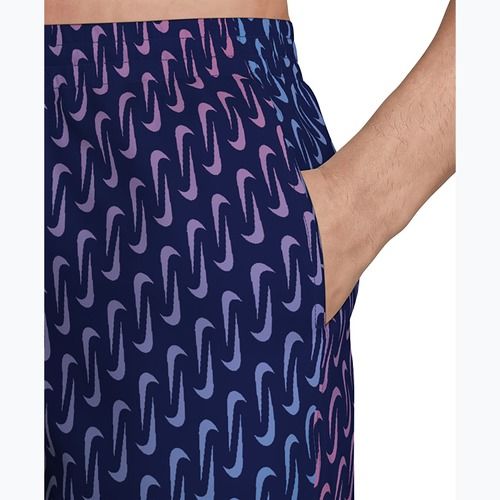 Men's swim shorts Nike Breaker Swoosh 5" Volley midnight navy