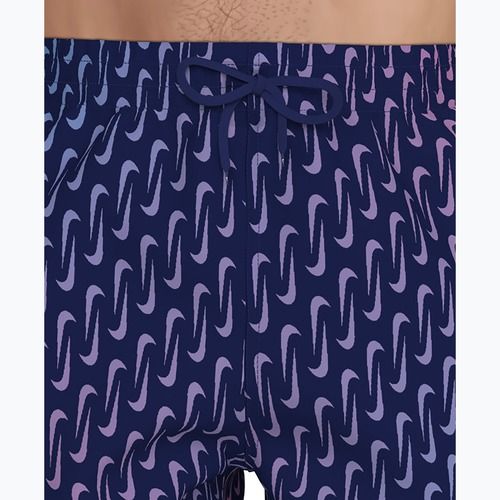 Men's swim shorts Nike Breaker Swoosh 5" Volley midnight navy