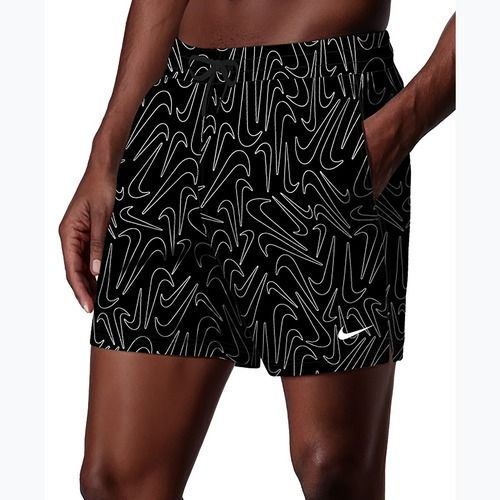 Men's swim shorts Nike Breaker Logofetti 5" Volley black