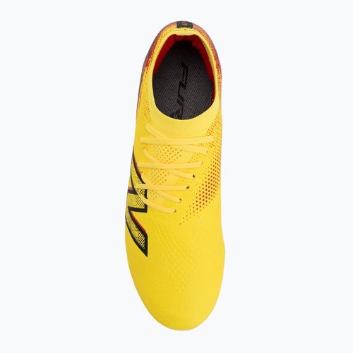 Football boots New Balance Furon Elite V8 FG punch yellow/black 100/fire cracker