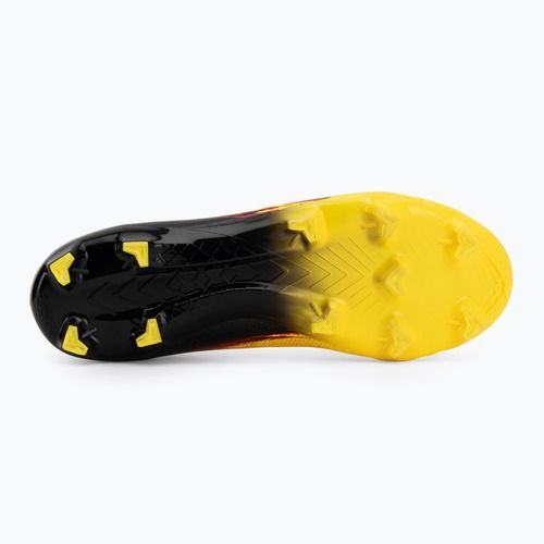 Football boots New Balance Furon Pro V8 FG punch yellow/black 100/fire cracker