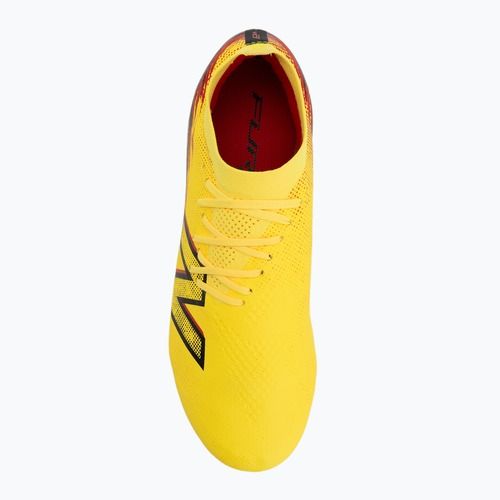 Football boots New Balance Furon Pro V8 FG punch yellow/black 100/fire cracker