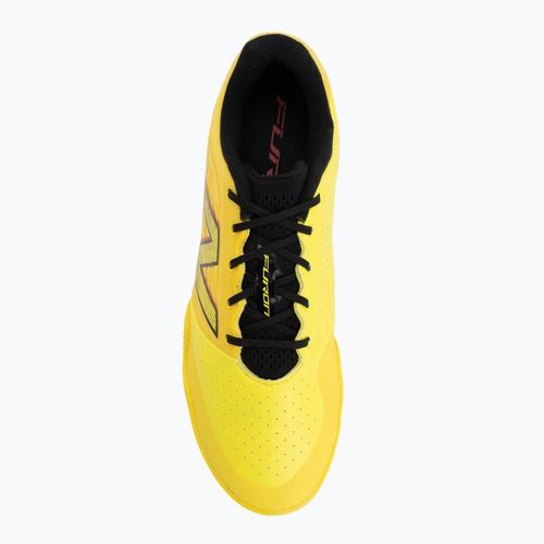 Football boots New Balance Furon Pro V8 IN punch yellow/black 100/fire cracker