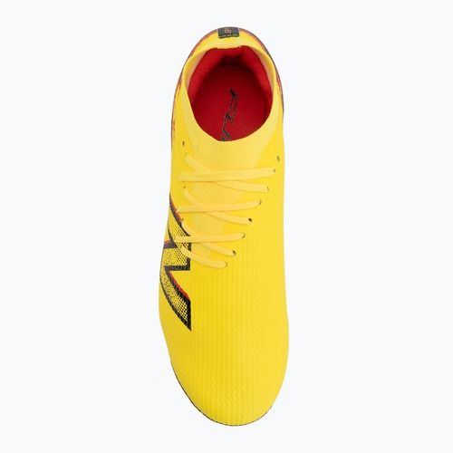 Football boots New Balance Furon Team V8 FG punch yellow/black 100/fire cracker
