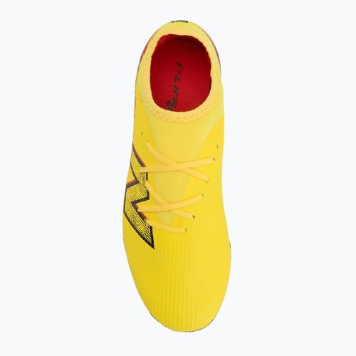 Children's football boots New Balance Furon Team V8 FG punch yellow/black 100/fire cracker