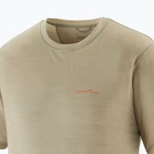 Men's T-shirt Patagonia Cap Cool Merino Blend Graphic Shirt multi-pitch/weathered stone