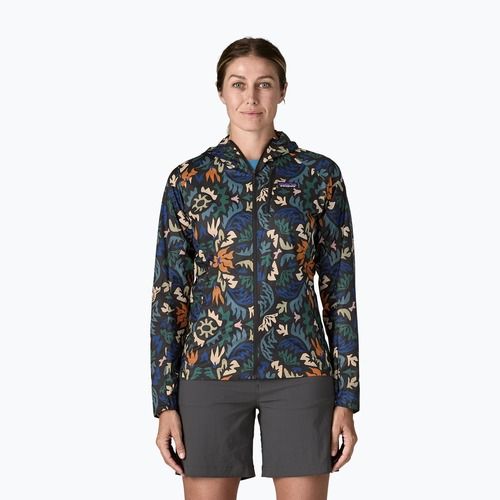 Women's wind jacket Patagonia Houdini kaleido/black