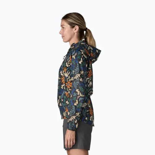 Women's wind jacket Patagonia Houdini kaleido/black