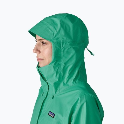 Women's rain jacket Patagonia Torrentshell 3L Rain aqua stone
