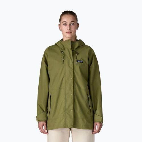 Women's rain jacket Patagonia Outdoor Everyday Rain caper green