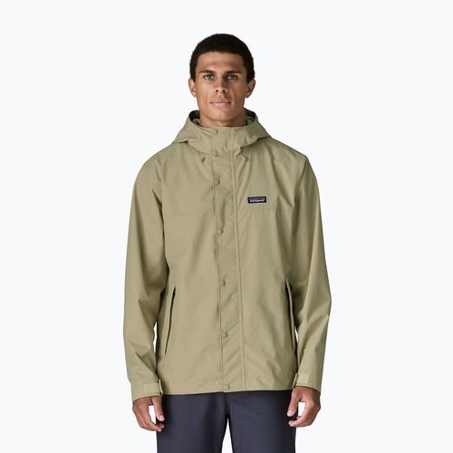 Men's rain jacket Patagonia Outdoor Everyday Rain weathered stone
