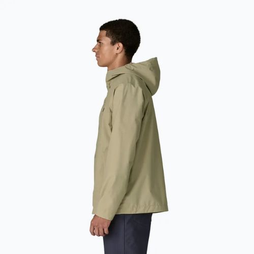 Men's rain jacket Patagonia Outdoor Everyday Rain weathered stone