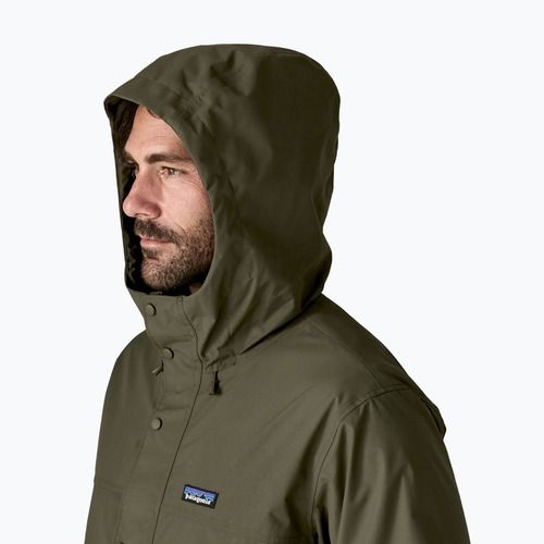 Men's rain jacket Patagonia Outdoor Everyday Rain basin green