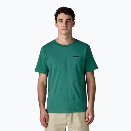 Men's T-shirt Patagonia P-6 Logo gem green