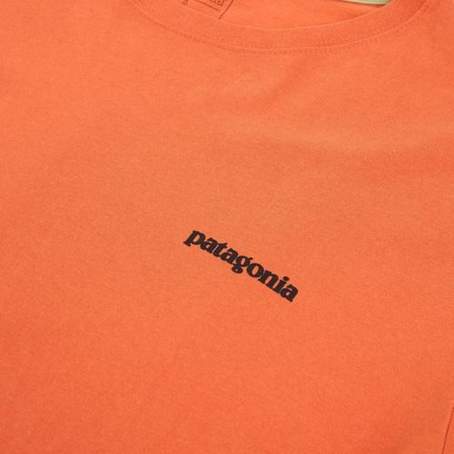 Men's T-shirt Patagonia P-6 Logo coal orange