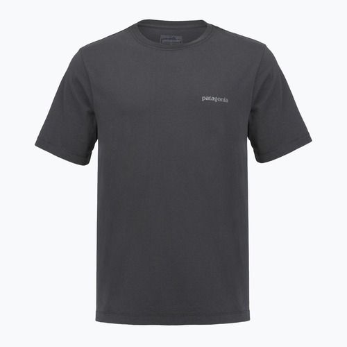 Men's T-shirt Patagonia P-6 Logo ink black