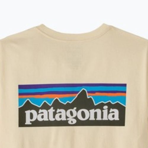 Men's T-shirt Patagonia P-6 Logo undyed natural