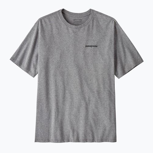 Men's T-shirt Patagonia P-6 Logo Responsibili-Tee gravel heather