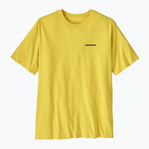 Men's T-shirt Patagonia P-6 Logo Responsibili-Tee p-6 outline/lemon zest