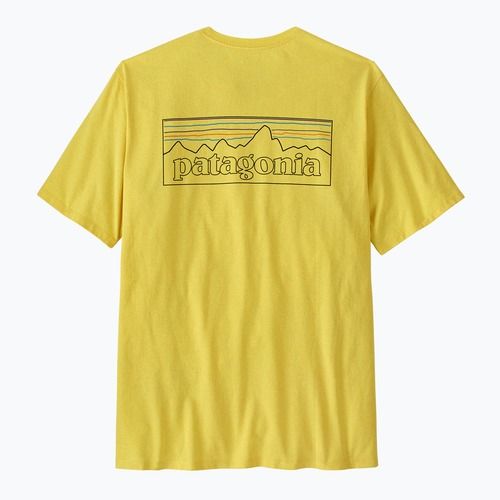 Men's T-shirt Patagonia P-6 Logo Responsibili-Tee p-6 outline/lemon zest