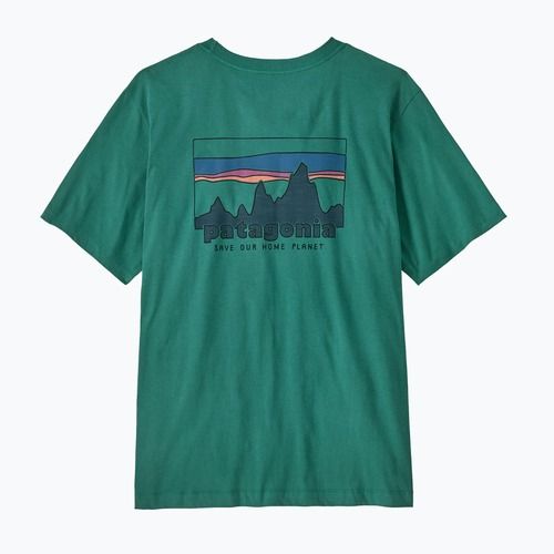 Men's T-shirt Patagonia '73 Skyline gem green