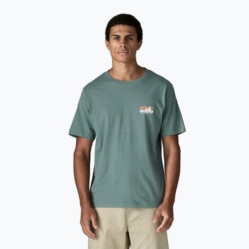 Men's T-shirt Patagonia '73 Skyline blue sage