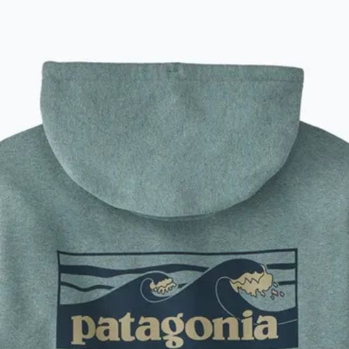Men's sweatshirt Patagonia Boardshort Logo Uprisal Hoody blue sage