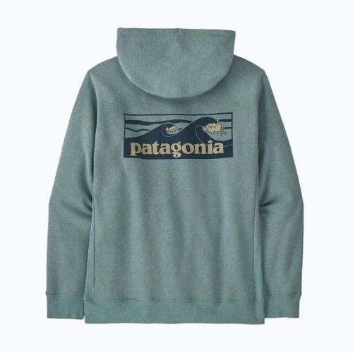 Men's sweatshirt Patagonia Boardshort Logo Uprisal Hoody blue sage