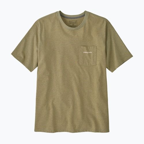 Men's T-shirt Patagonia Boardshort Logo Pocket Responsibili gumtree green