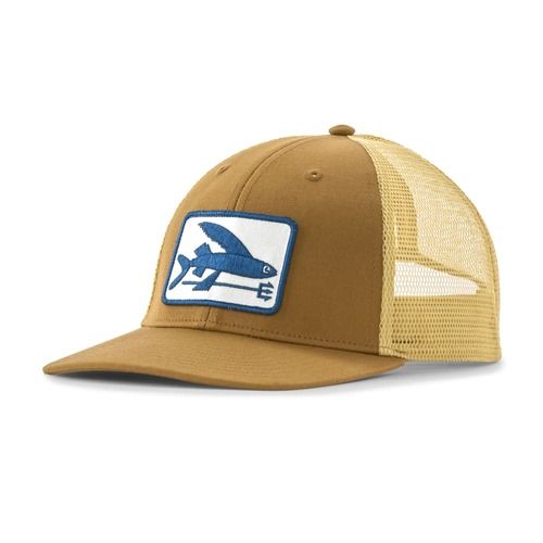 Women's baseball cap Patagonia Flying Fish LoPro Trucker flying fish fork/bobcat brown