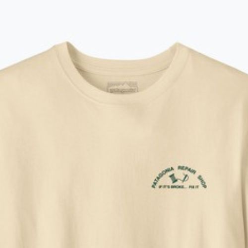 Men's T-shirt Patagonia Repair Shop undyed natural