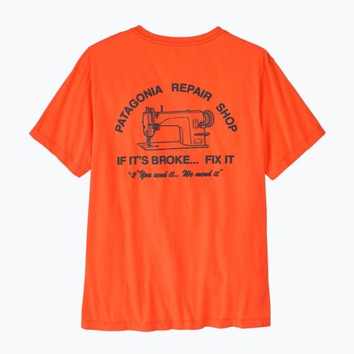 Men's T-shirt Patagonia Repair Shop orange peel