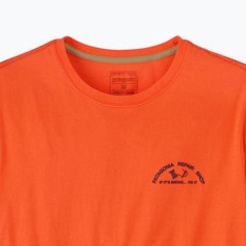 Men's T-shirt Patagonia Repair Shop orange peel