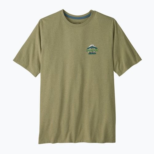 Men's trekking T-shirt Patagonia Great Waves Responsibili Tee gumtree green