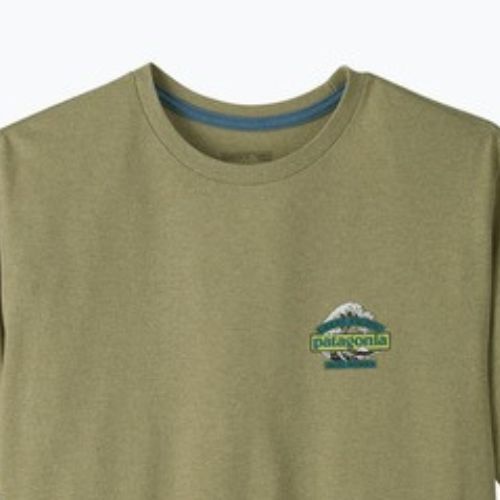 Men's trekking T-shirt Patagonia Great Waves Responsibili Tee gumtree green