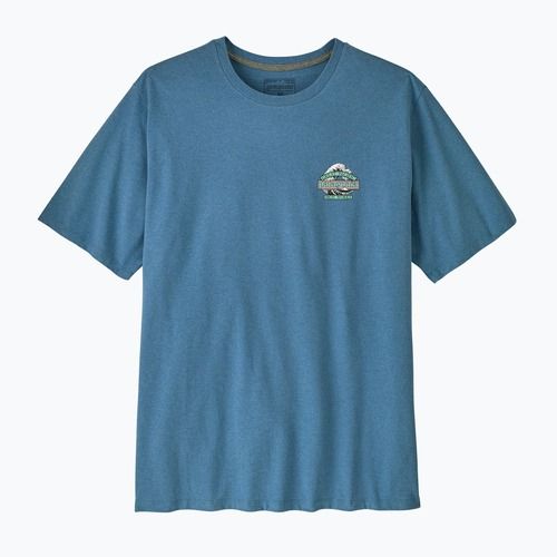 Men's trekking T-shirt Patagonia Great Waves Responsibili Tee shore blue