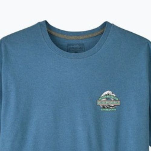 Men's trekking T-shirt Patagonia Great Waves Responsibili Tee shore blue