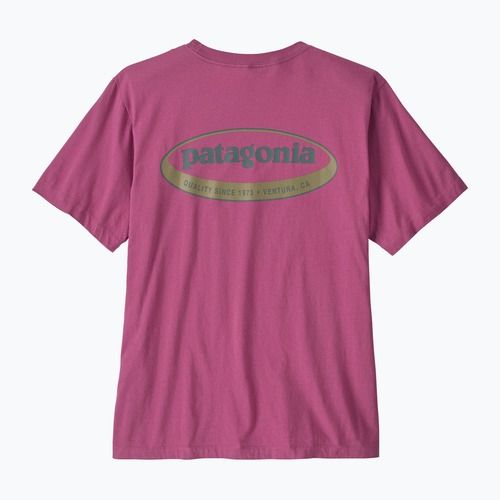 Men's T-shirt Patagonia '95 Oval Logo faded magenta