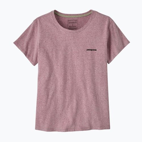 Women's T-shirt Patagonia P-6 Logo Responsibili-Tee qulet violet