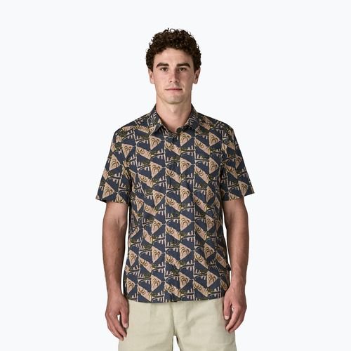 Men's shirt Patagonia Go To jaguar geo/dolomite blue