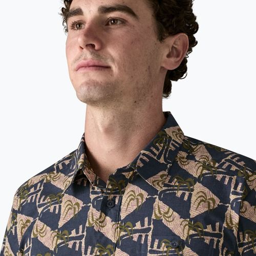 Men's shirt Patagonia Go To jaguar geo/dolomite blue