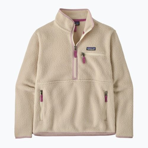 Women's fleece sweatshirt Patagonia Retro Pile Marsupial dark natural