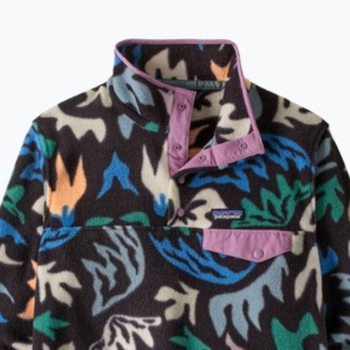 Women's trekking sweatshirt Patagonia LW Synch Snap-T P/O kaleido/black