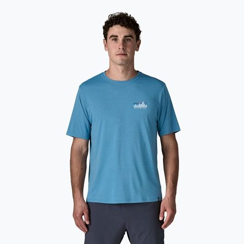 Men's T-shirt Patagonia Capilene Cool Daily - '73 Skyline shore blue/light shore blue x-dye