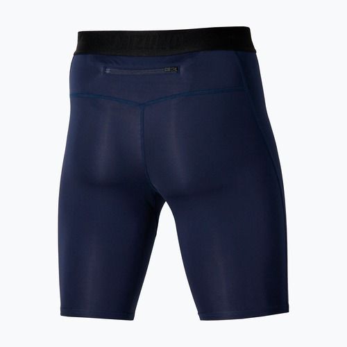 Men's running leggings Mizuno Core Impulse Mid baritone blue