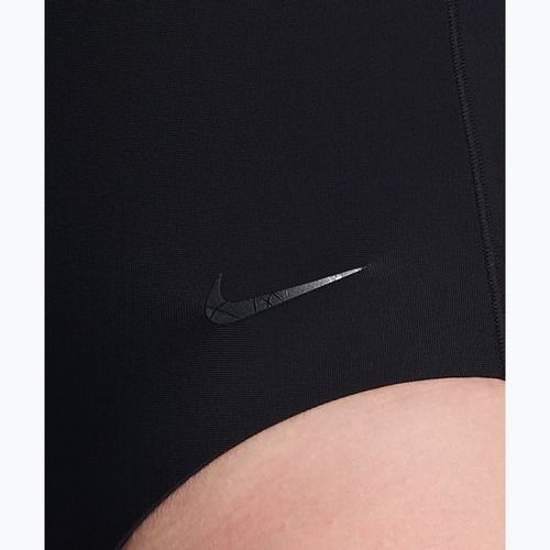 Women's one-piece swimsuit Nike Hydralock Luxe Sail Boat V-Neck black